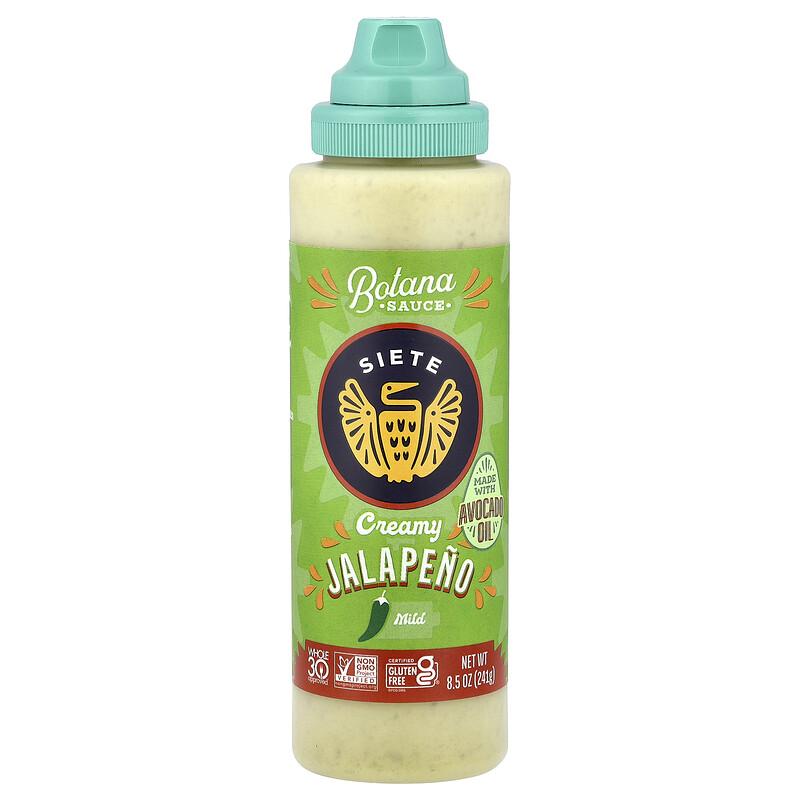 Sauce Botana, Jalapeno Crémeux, Douce, 8,5 oz (241 g)