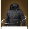 Light Comfortable and Versatile Jacket Cotton Clothing Men's Models Winter Slim Removable Cap Padded Thickened Hooded Jacket Men
