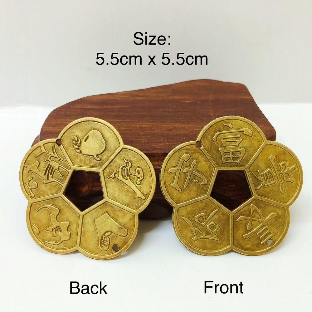 Copper Ancient Coins Enhancement Collection Lucky Coins Feng Shui Coins  Feng Shui Placement