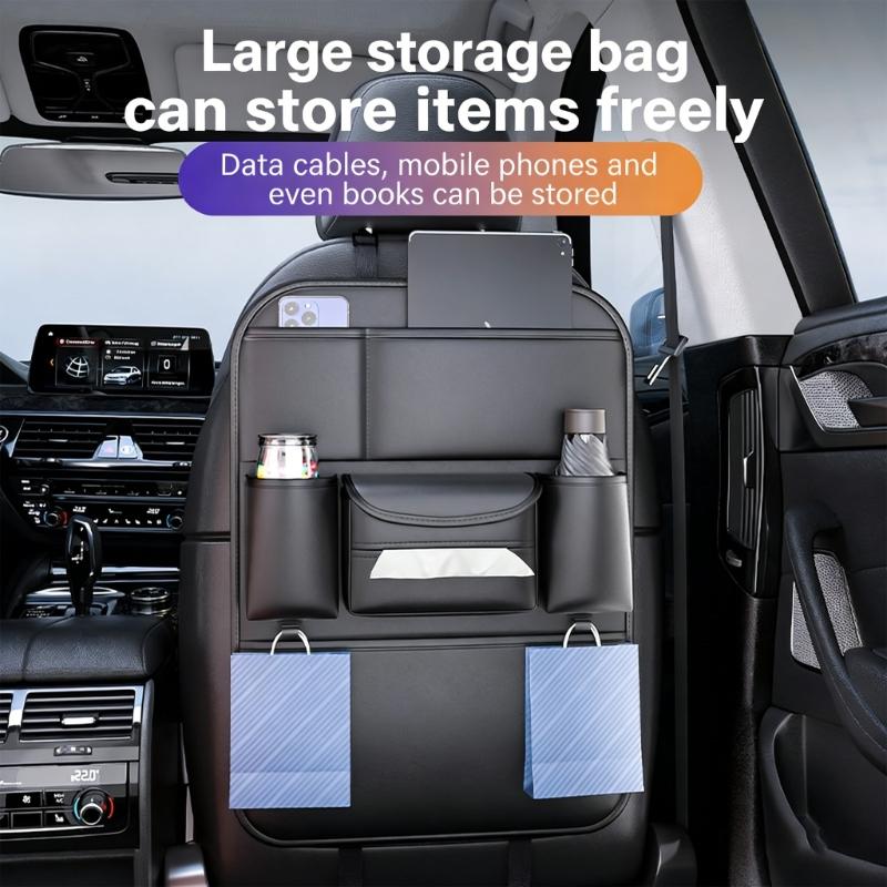 Backseat Storage Pocket Car Seat Back Organizer Multifunctional Storage Bag Wear Resistant Auto Back Pocket for Car SUV