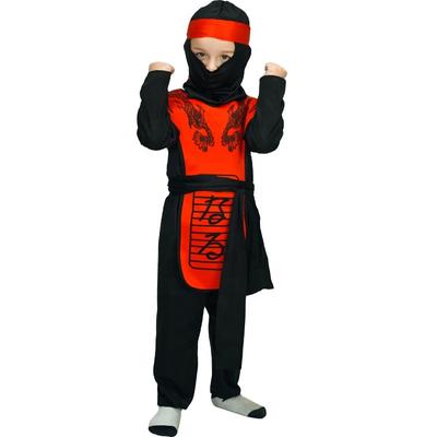 Halloween-Party für Kinder, beliebte Ninja-Kostüme, coole rote Drachen-Ninja-Kostüme für Jungen