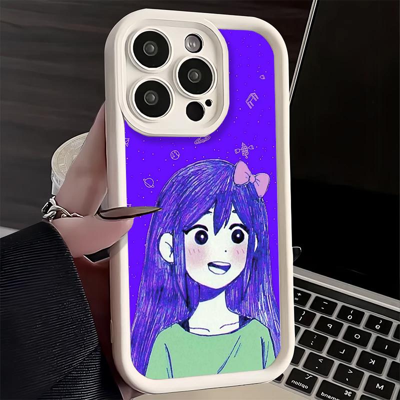 Phone Case for iPhone 17 Air 16E 15 16 Pro Max O-Omori Cartoon Game Cover 14 Plus 13 12 Mini Soft Shell Silicone Fundas