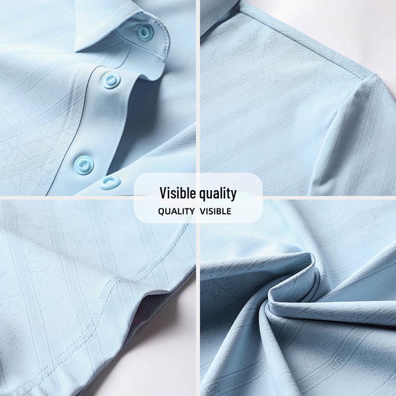 TUCANO Men's Ice Silk Quick Dry Short Sleeve Polo Shirt