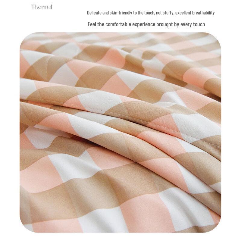 Sommerkühlende Steppdecke aus gewaschener Baumwolle