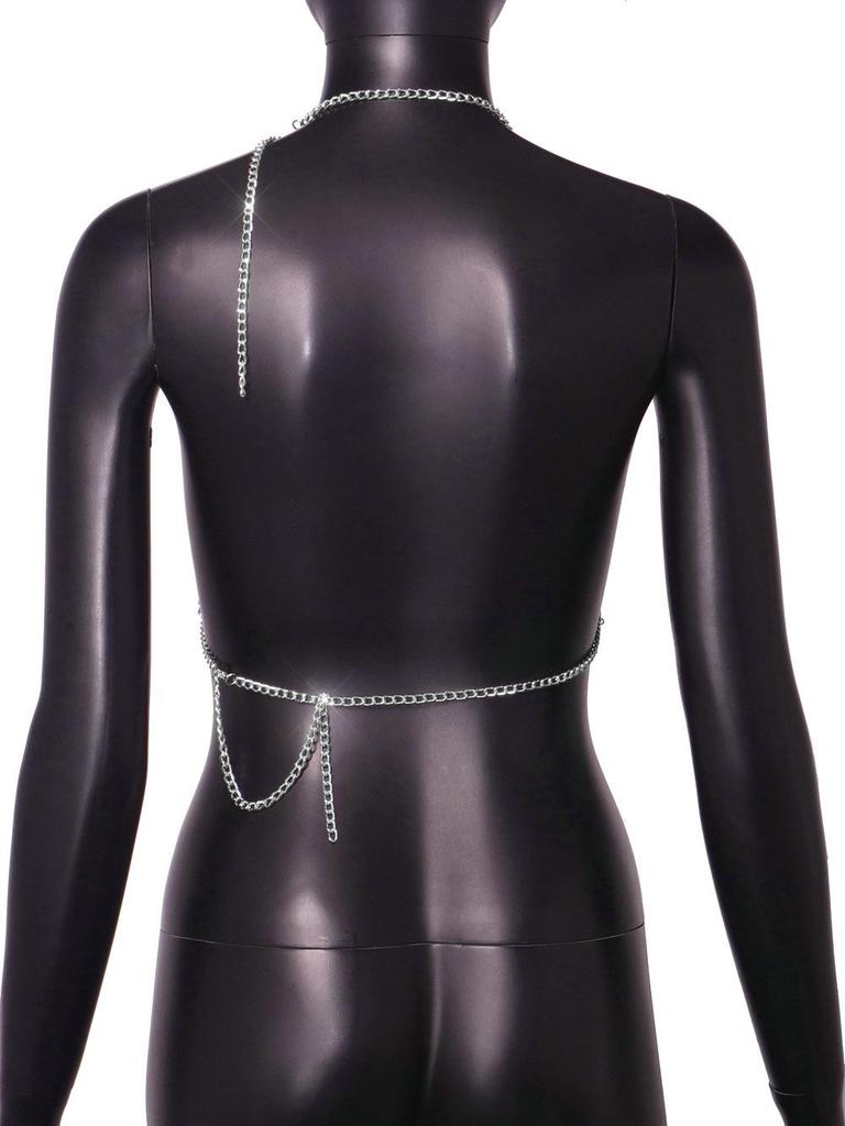 2023 Summer Disco Chic: Women's Sequin Acrylic Patchwork Top