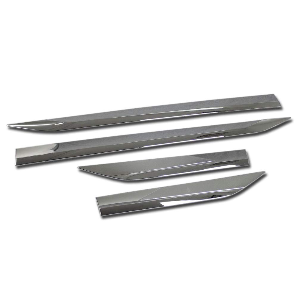 RUIQ Side Door Under Moulds for the Toyota New RAV4 Chrome-Plated (5th Generation)