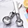 2PCS Stainless Steel Ice Cream Spoon Multi-purpose Ball Digger Scoop Suitable for Gelato Sorbet Frozen Yogurt Kitchen Gadget ZYF
