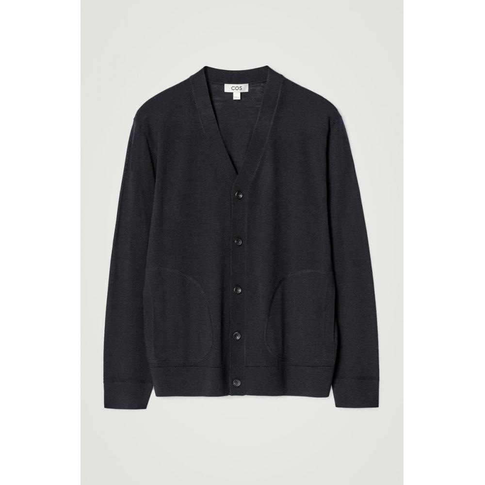 Cos Japan Merino Wool V Neck Cardigan