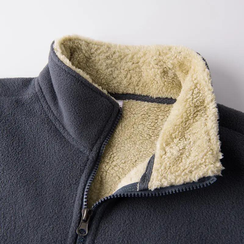 Winter Men's Fleece Vests Casual Warm Sleeveless Jackets Fashion Thermal Vest Windbreaker Zipper Plus Size 5XL Loose Waistcoat