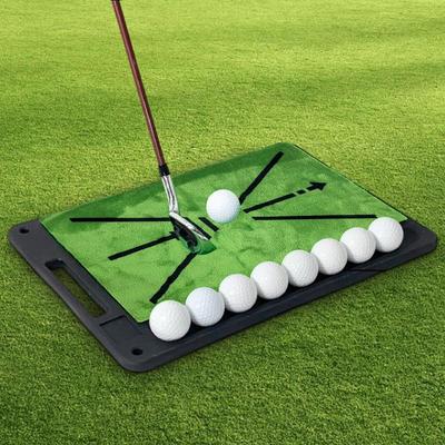 Tapetes de Batida de Golfe Feedback da Trajetória do Swing Tapete de Prática de Golfe Equipamento Pesado para Exterior Com Base Antiderrapante Para Fairway Rugoso e Divot