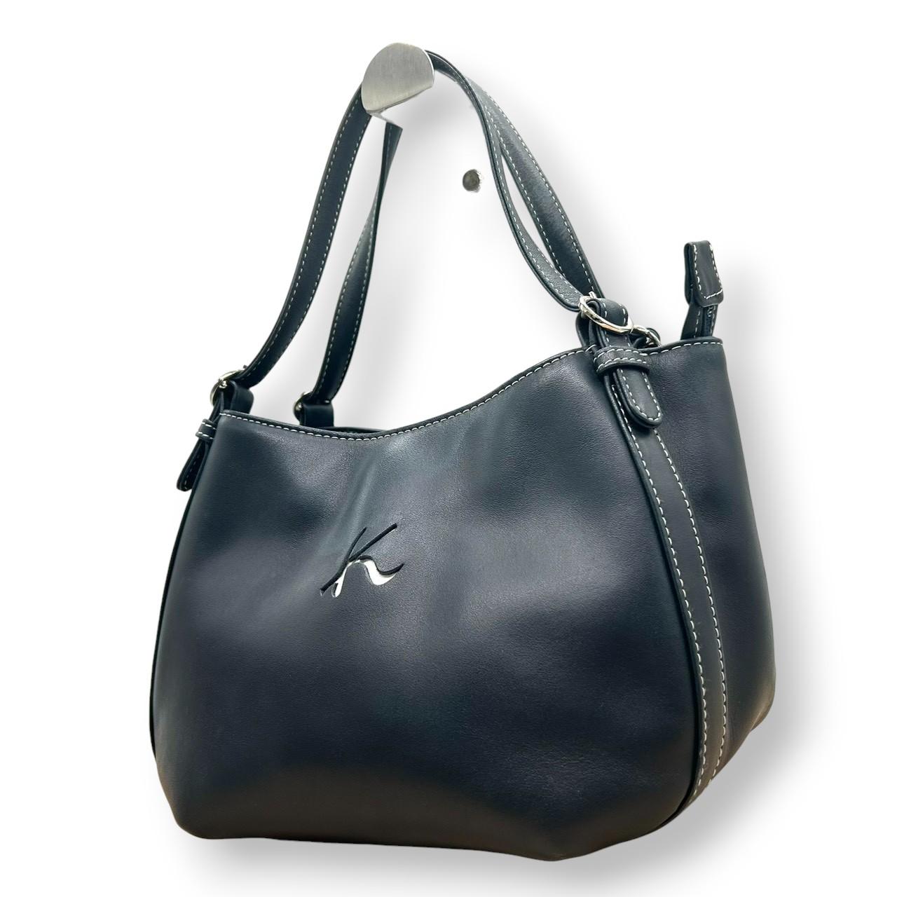 

Used Kitamura HandbagHandbag Navy/black leather Women