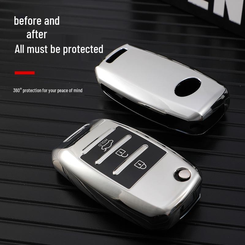 Kompatibelt Kia Nyckelskydd för Modellerna K4, K5, KX3, KX5, K2, K3, Sportage, Sorento och Forte