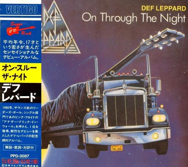 

CD DEF LEPPARD - On Through the Night PPD3087 Vertigo 1990 Japan Rock Used