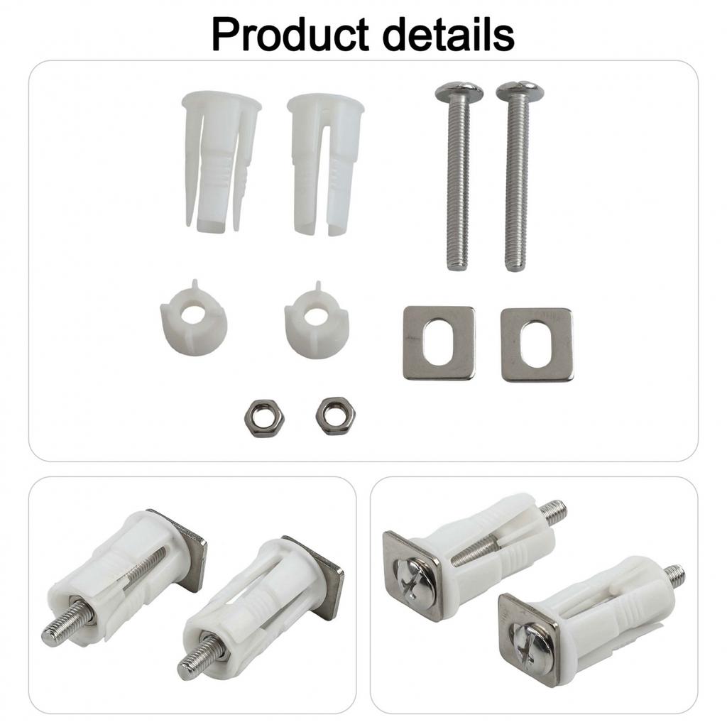 Toilet Lid Screws Toilet Cover Top Fix Screws Nut Expansion Bolts