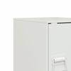 Nightstand White 34.5 x 39 x 44 cm Steel