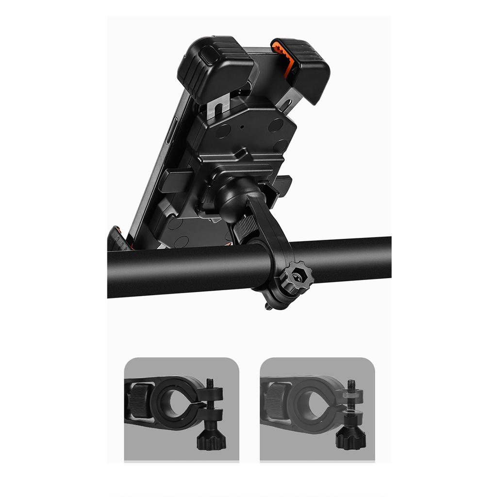 Bike Phone Holder Anti Shake Lightweight Multifunctional Navigation Cell Phone Clamp for s Mountain Bikes