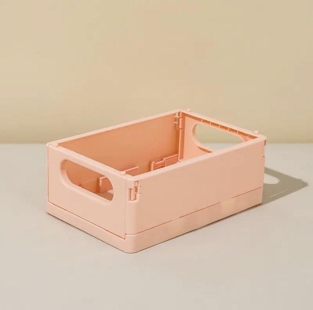 Multi-Purpose Folding Storage Basket for Office, Dorm, or Home