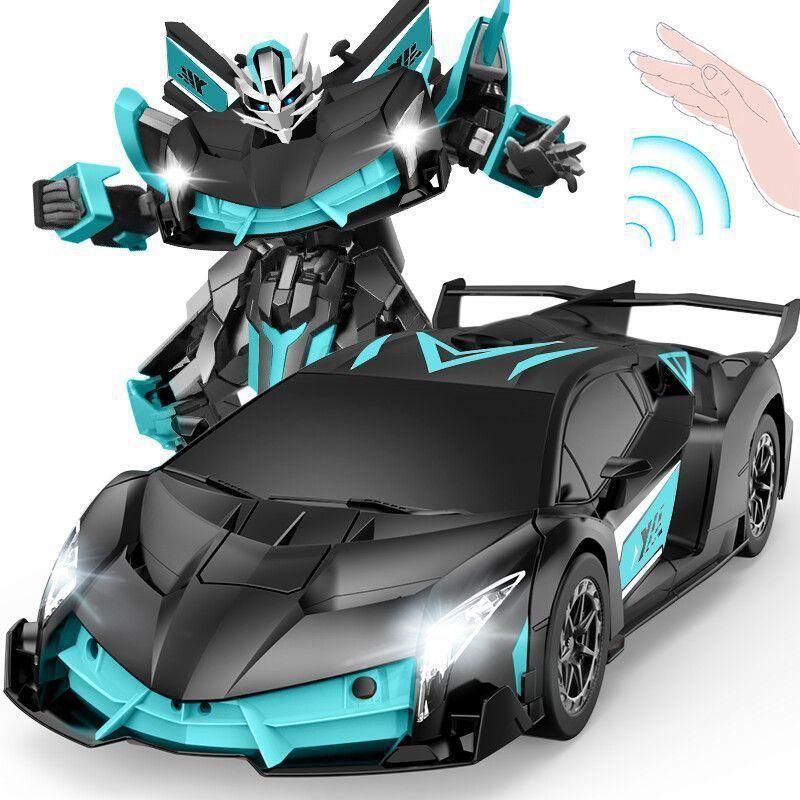 32cm Rc Remote Control Deformation Car Wireless Charging Racing Toy Boy New Year Gift