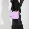 Fashion Trendy Crossbody Bag Casual Women Girl Pu Leather Saddle Totes Handbag Solid Color Messenger Sholder Bags Quality