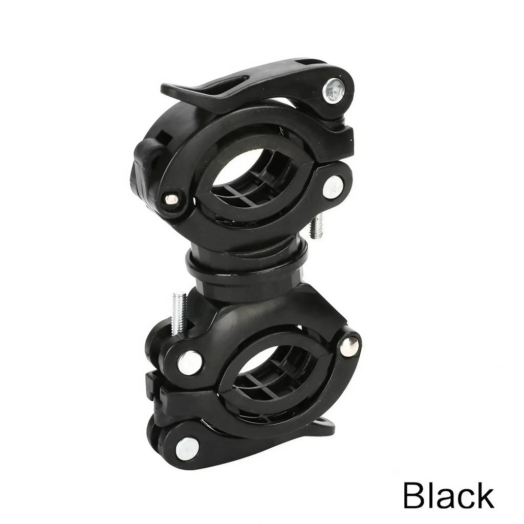 360° drehbarer Fahrrad-Taschenlampen-Clip Fahrradlicht-Halter Montagehalterung für Fahrradzubehör Fahrradteile Schnellspannbefestigung