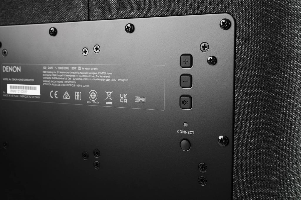 Denon DENONHOMESUB DENONHOME serisi için Subwoofer DENONHOMESUBK Siyah