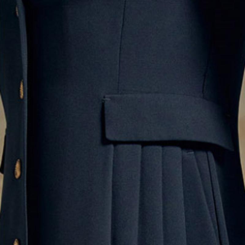 Elua Pleated Trench Dress + Belt