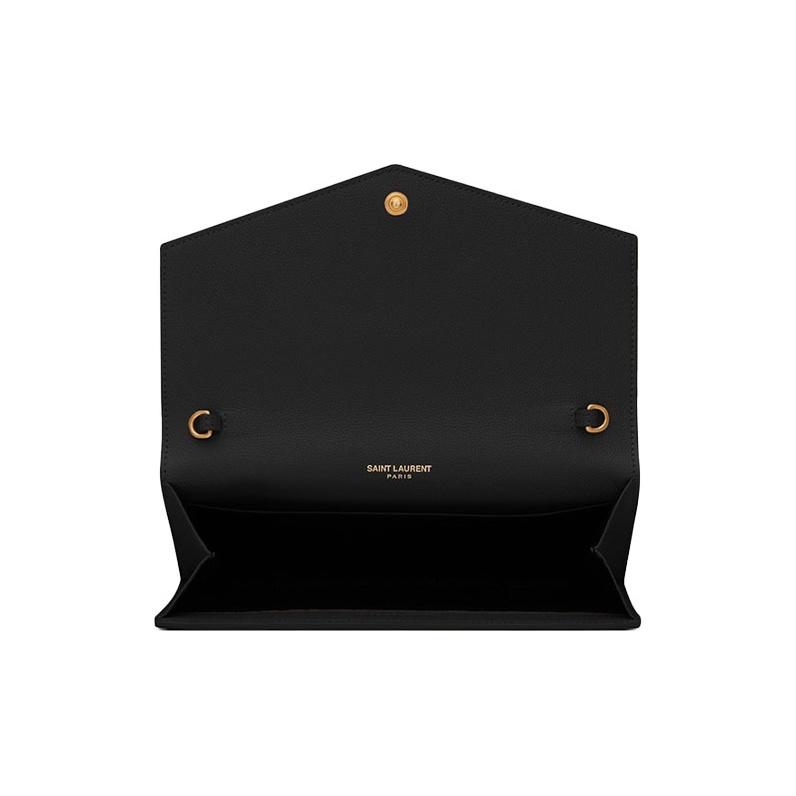 Saint Laurent Uptown Wallet On Chain Nero Women Shoulder_bags Black 607788-1GF0J-1000