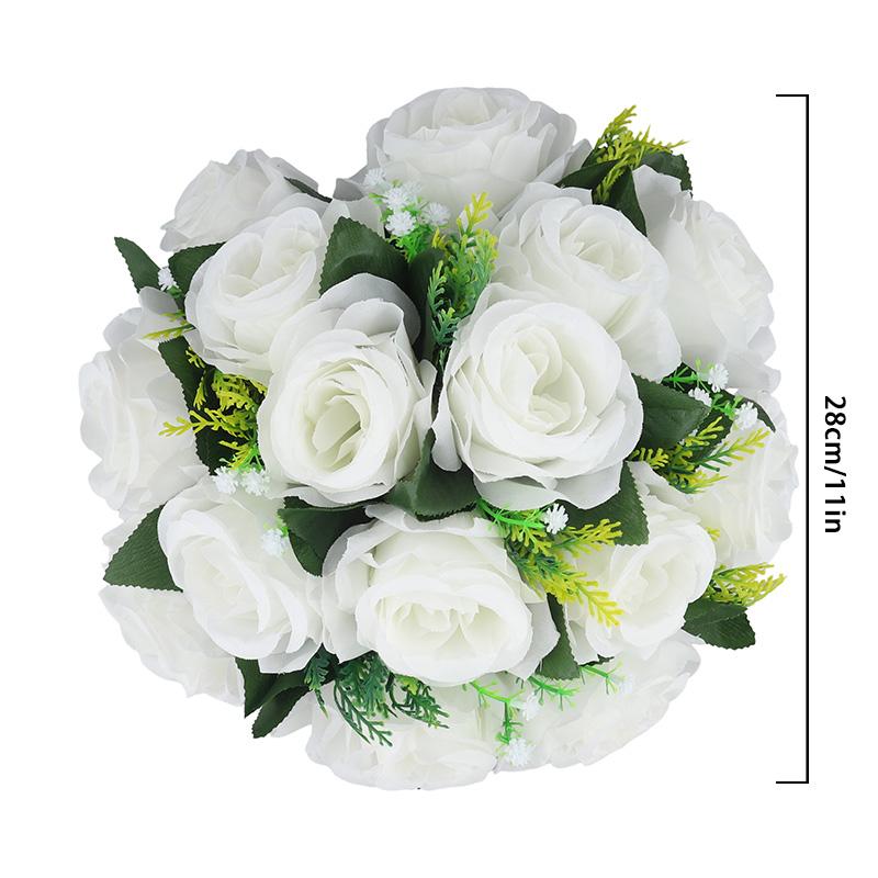 1PC Beautiful Roman Column Road Guide Decor Artificial Flowers Rose Ball