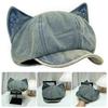 Baseball Cap With 3D Ears Adjustable Zip Closure Unisex Hat For Streetwear Cosplay