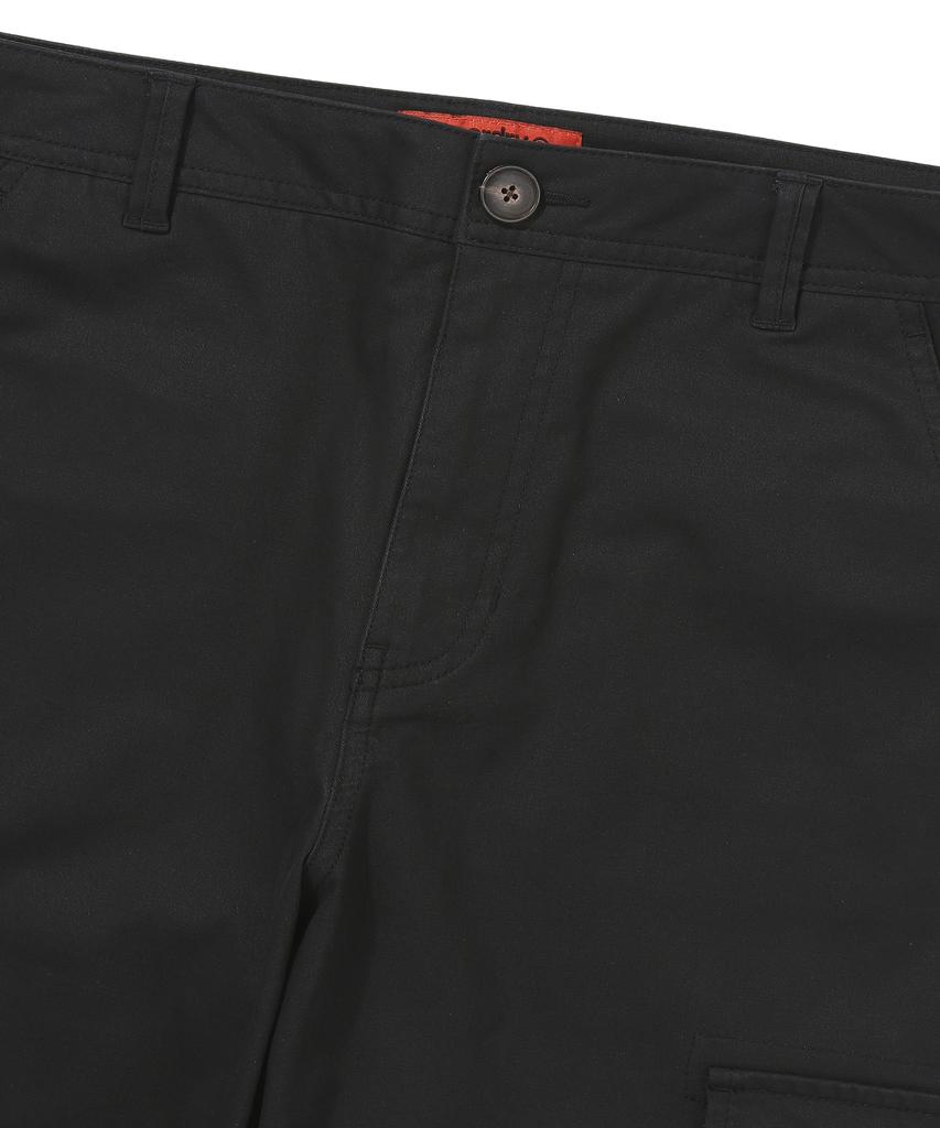 Syupeodeulai Label Slim Cargo Pants Black Sdmlwap60Blk