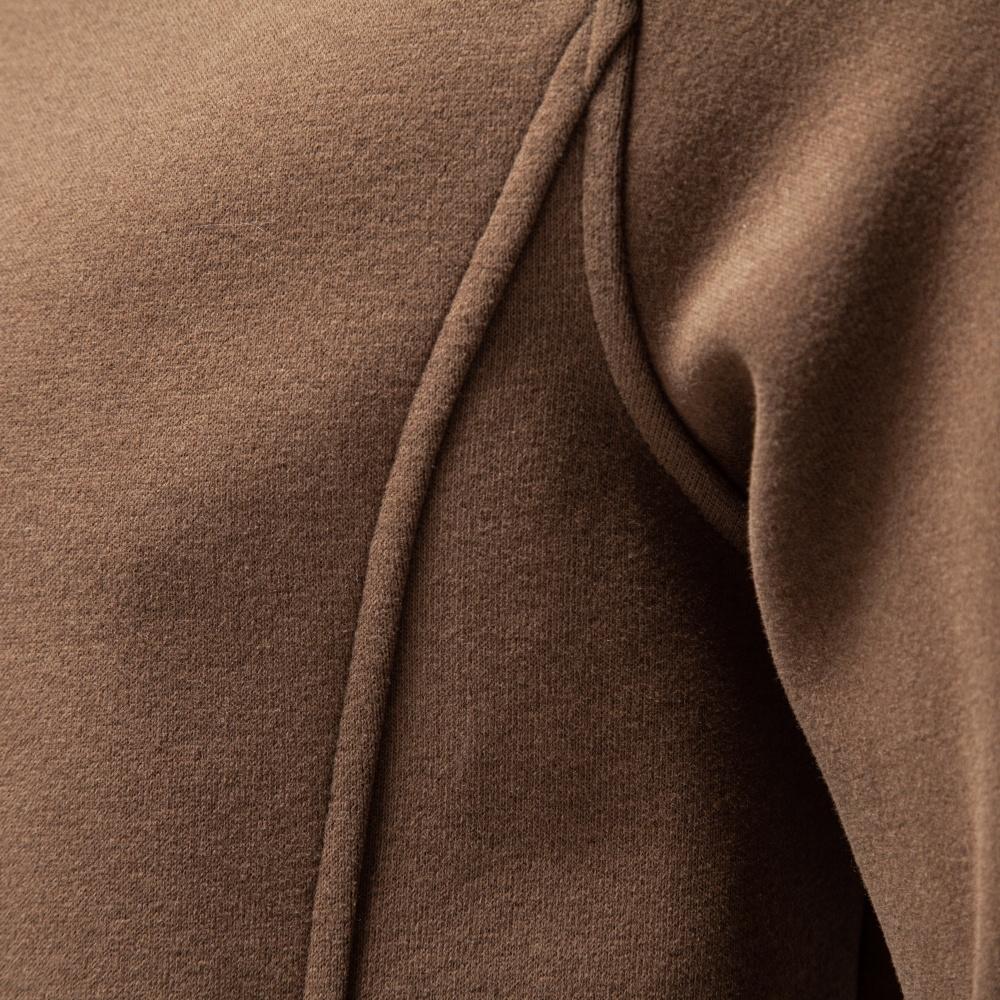 Men's Autumn Winter Quarter Zip Sweatshirt Stand Collar Cotton Blend Pullover Casual Contrast Collar Business Warm Jumper Top