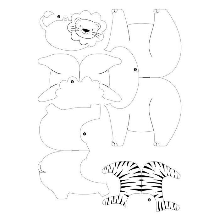 Children's Mobile Decorating Kit - Savannah Animals