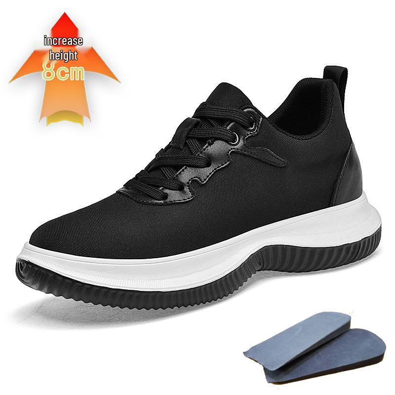 Men s 8CM Height Boost Casual Shoes - Breathable Mesh, Lightweight, Shock-Absorbing, Dad Style for Autumn Size 41