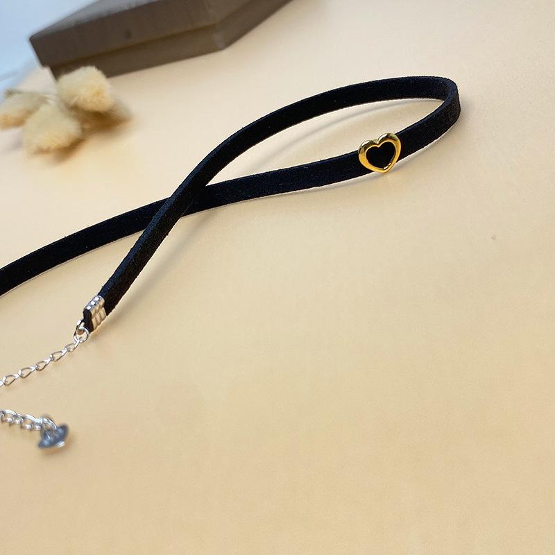 S925 Sterling Silver Heart Necklace: Short Clavicle Chain Choker Jewelry - Perfect Best Friend Christmas Gift for Women