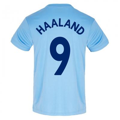 Manchester City FC Mens Haaland 9 Polyester T-Shirt