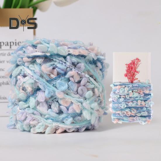1/2Pcs 100G Hand Blended Yarn Ball DIY Handmade Knitting Crafts Bags Gloves Tassels Textile Decoration Colorful Thick Mixed Yarn Ball