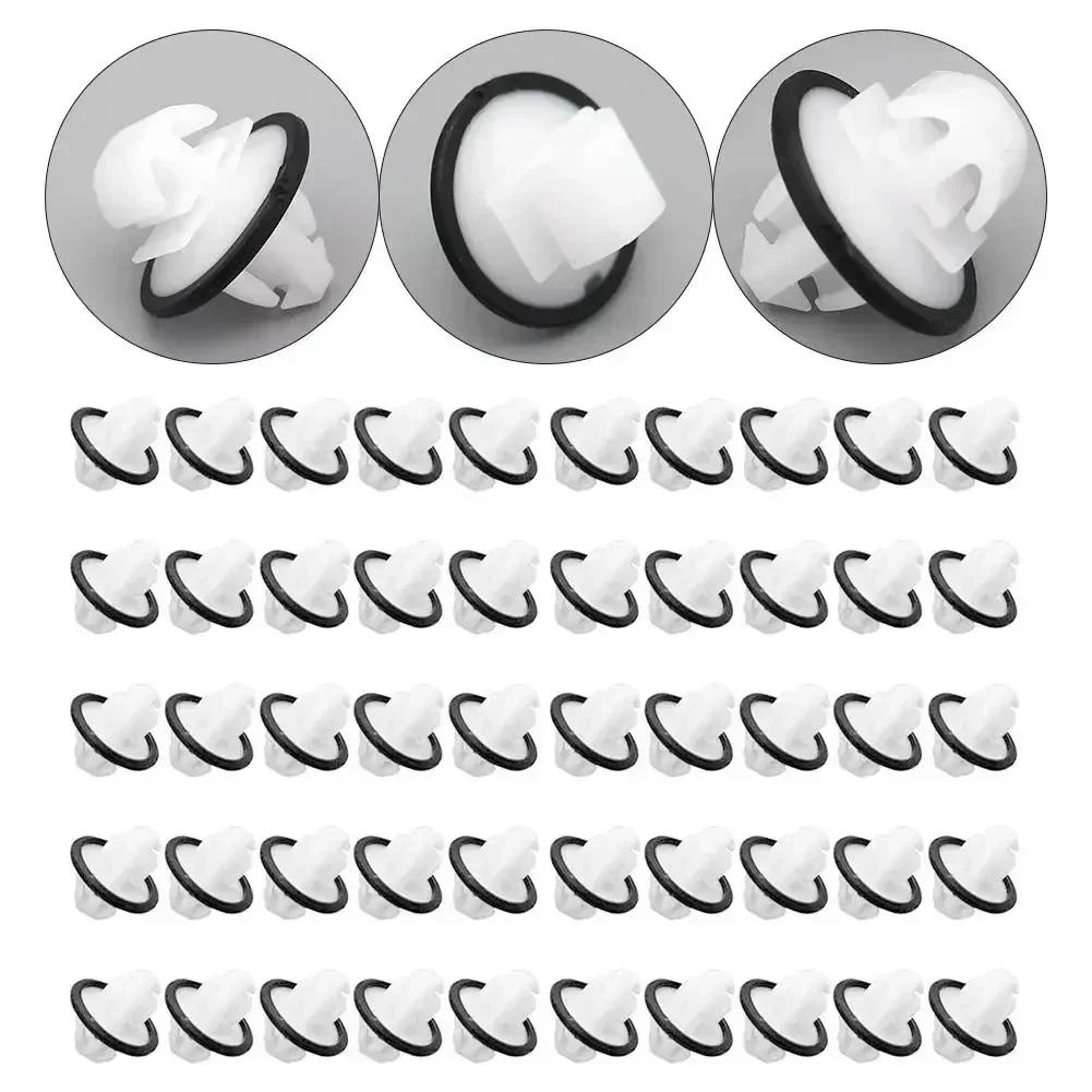 50Pcs Bumper Fixing Clips For Mercedes Sprinter Mk3 Side Body Moulding Strip Trim Clamps Kit Left And Right Side