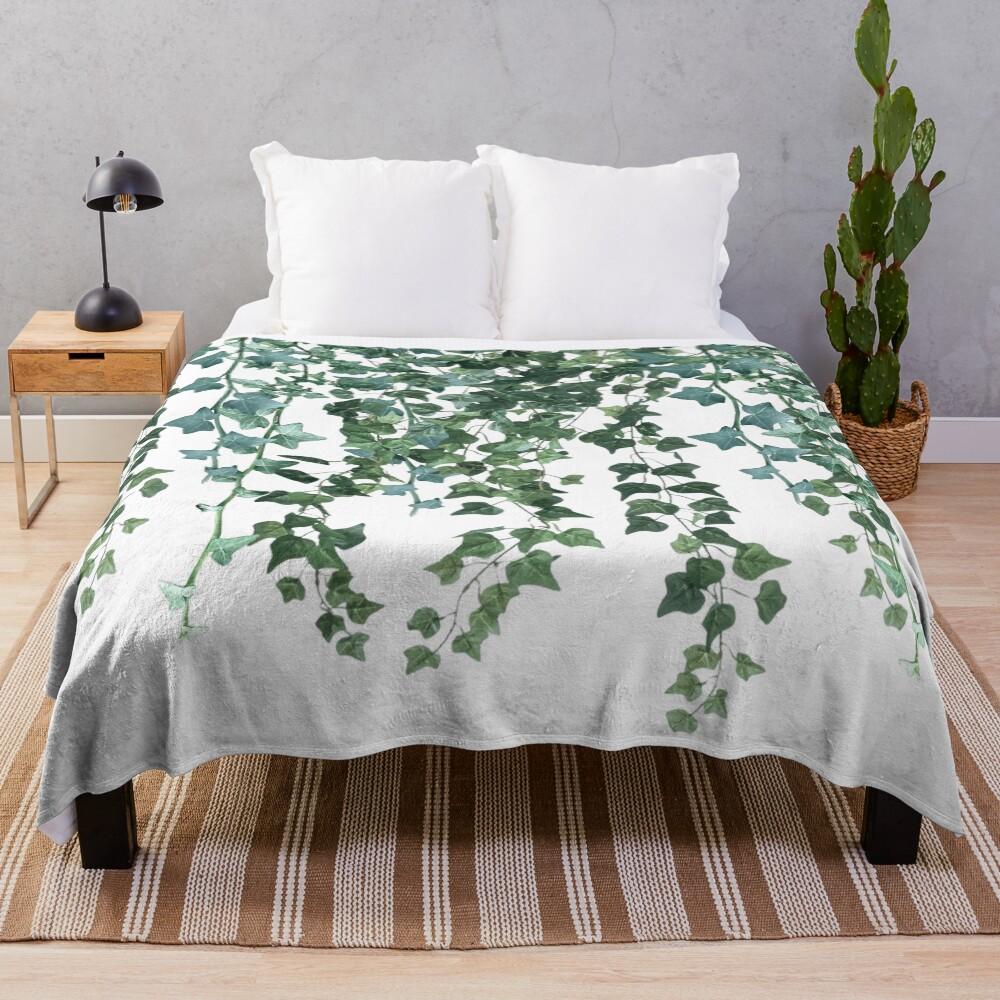 Ivy Hanging Vines Throw Blanket