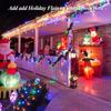 D2 LED Solar Lamp Outdoor Lights Christmas 8 Modes Solar String Lights Waterproof Solar Fairy Light Christmas Decor Decoration
