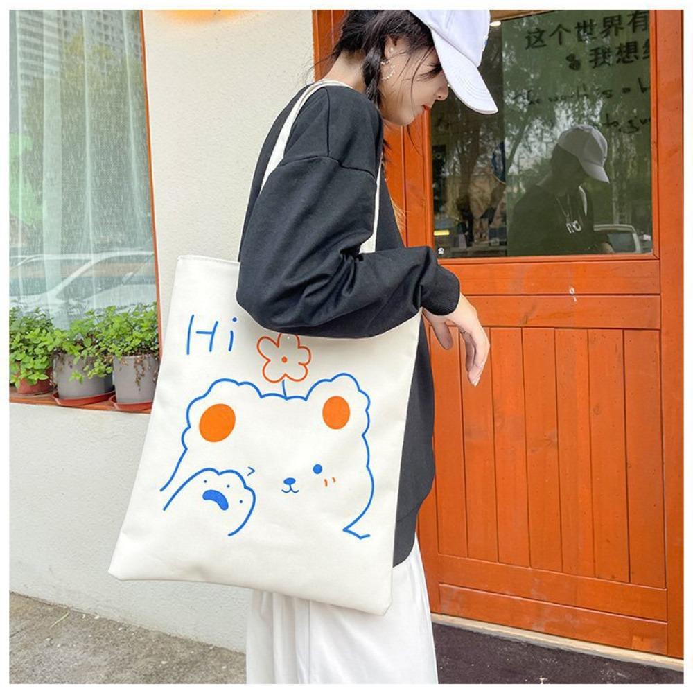 New large-capacity women's shoulder handbag Oxford cloth gift bag cute