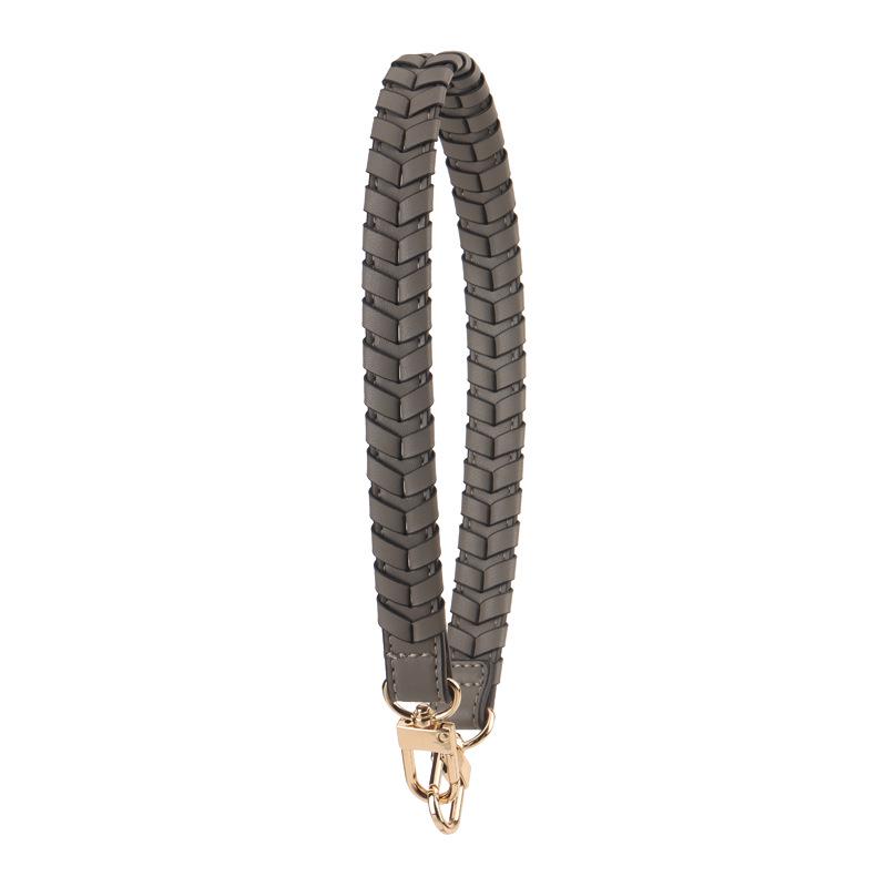 Black Woven Single Shoulder Handbag Strap for Women