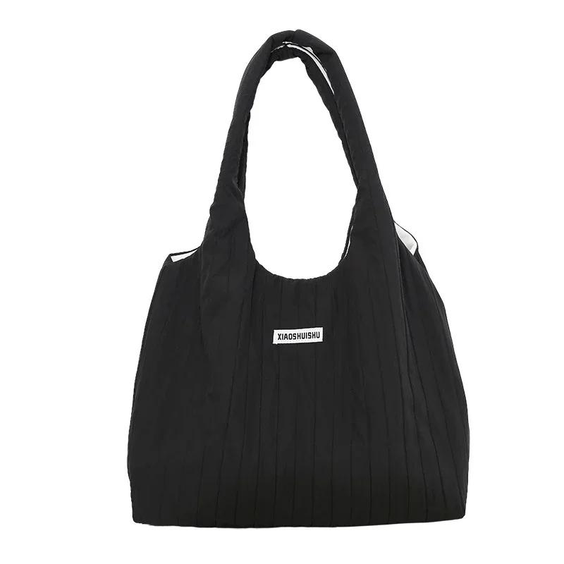 

Autumn New Style Casual Canvas Solid Lock Simple Versatile Large Capacity Shoulder Bags Premium Durable Quality