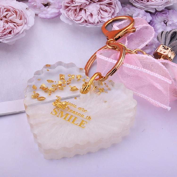 Round Oval Heart Listing Mold Epoxy Silicone Mold Jewelry Casting DIY Crafts