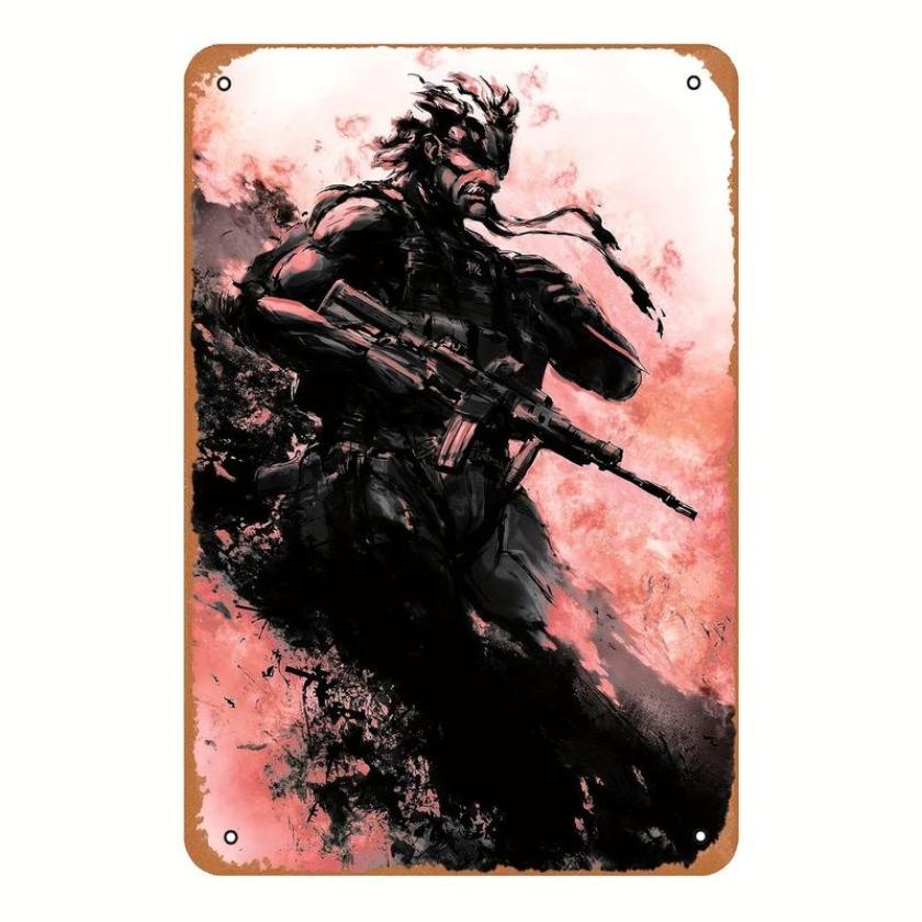 Retro Arcade Metal Wall Sign 8x12 Inch Aluminum Tin Art for Home Bar Garage Man Cave Decor 20x30cm