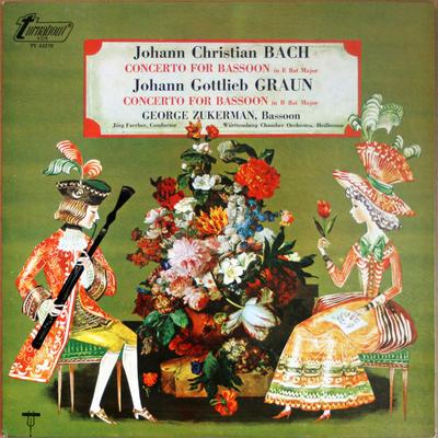 LP Record JOHANN CHRISTIAN BACH, JOHANN GOTTL - Concerto For Bassoon In E Flat Majo TV34278 Turnabout US Classical Used
