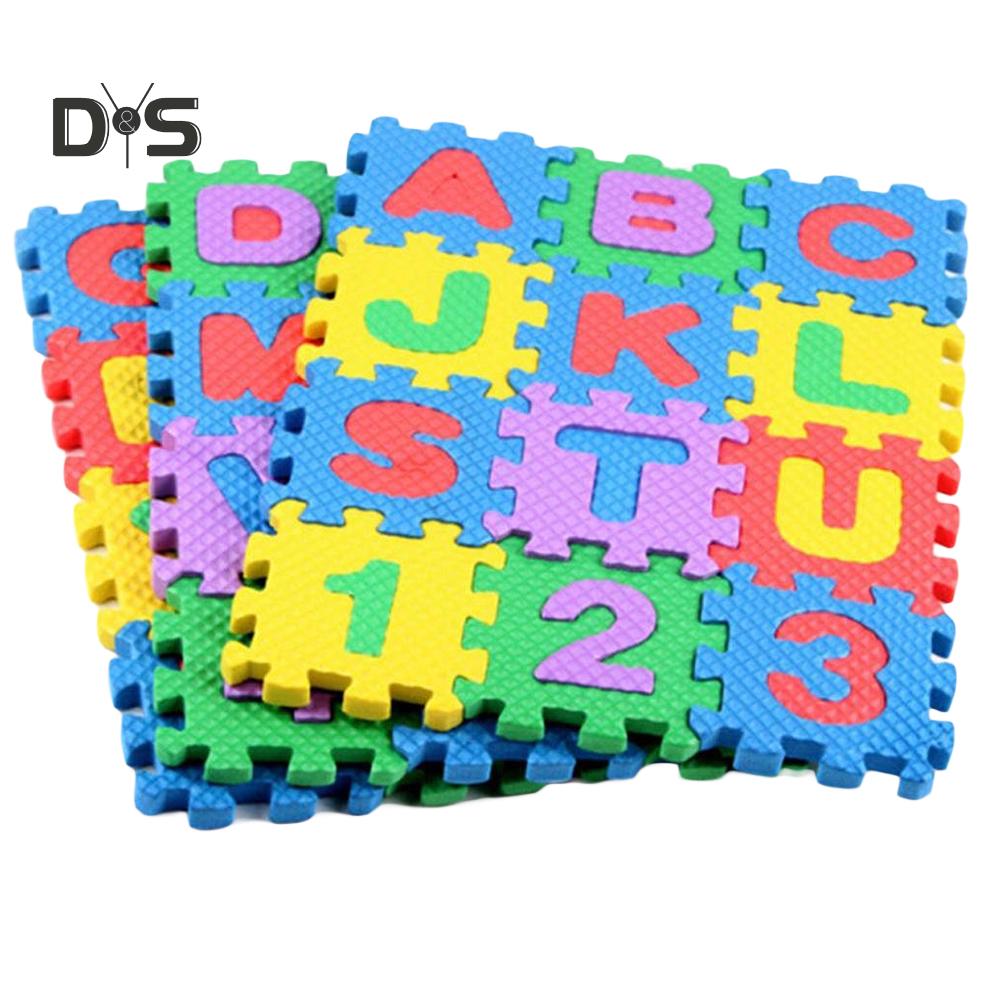 Alphabet Numbers Puzzles Crawling Foam Floor Mat Education Toy