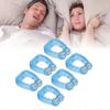 6pcs Mini Magnetic Snore Clip Unisex Portable Soft Silicone Magnetic Snore Clip for Women Men