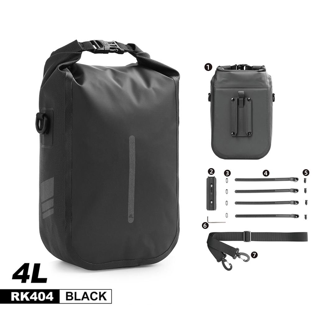 4L Bike Quick Release Bike Front Fork Bag Waterproof Cycle Bag Front Bag Bike Storage Bag Cycle Accessory
