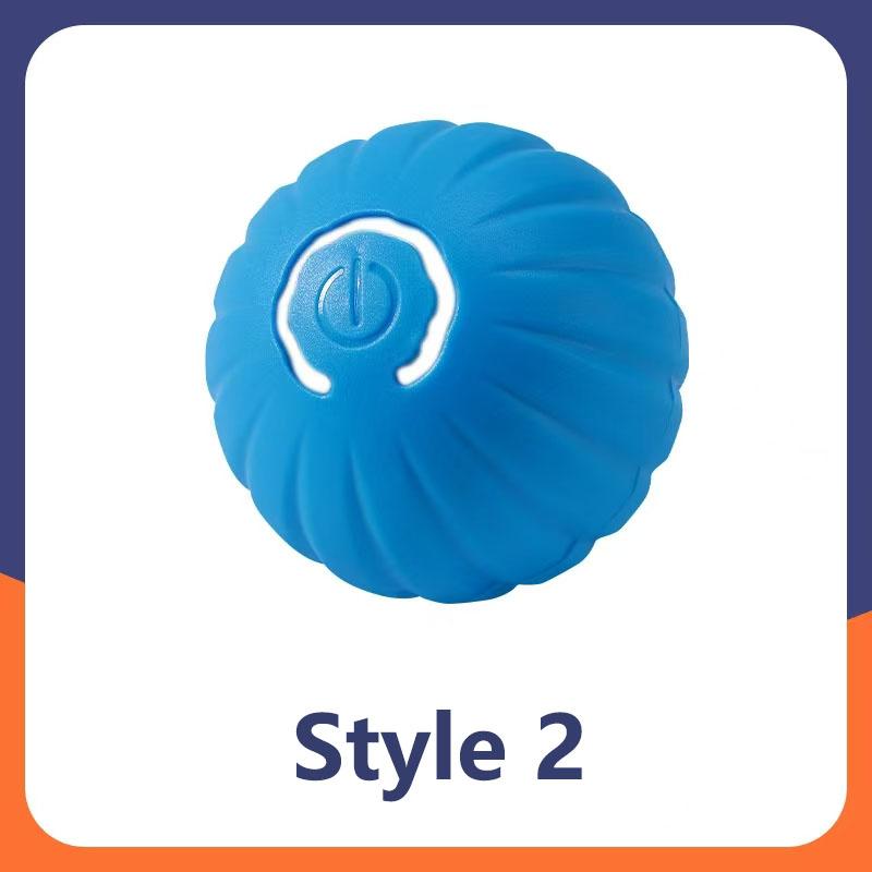 1PCS Dog Toys Intelligent Gravity Jump Ball Rechargeable Bite-Resistant Rolling Ball Cat And Dog Chase Interactive Pet Toys