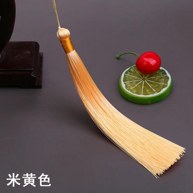 17CM Long Tassel Spike Chinese Clothing DIY Accessories Musical Instrument Pendant Ice Silk Vertical Spike Tassels for Crafts